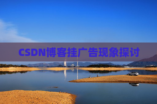 CSDN博客挂广告现象探讨